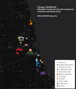 ChicagoMultifamily Affordable Rental Housing Developments Common Community Areas Color